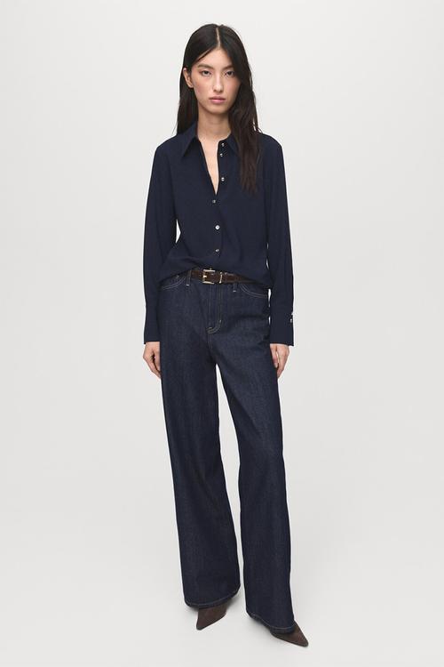 Shirt flare - midnight navy