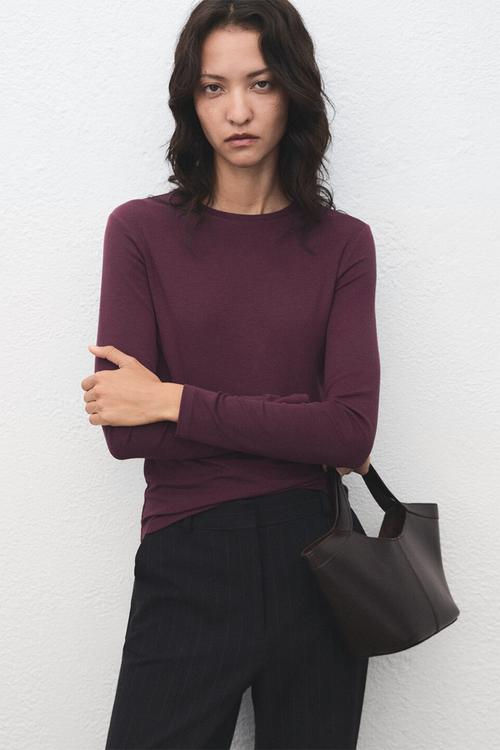 T-shirt secondca - dark red