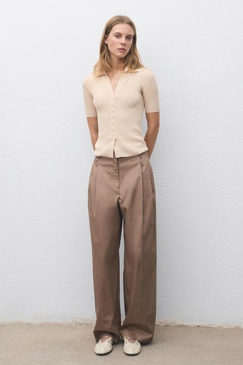 Jersey mocha - light beige