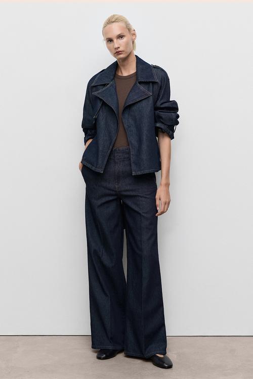 Trench mar - open blue