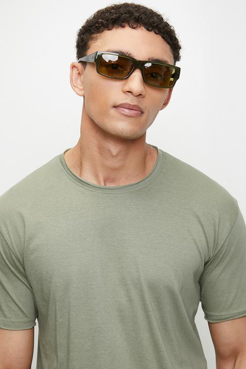 Crew Neck T-Shirt - Washed Sage
