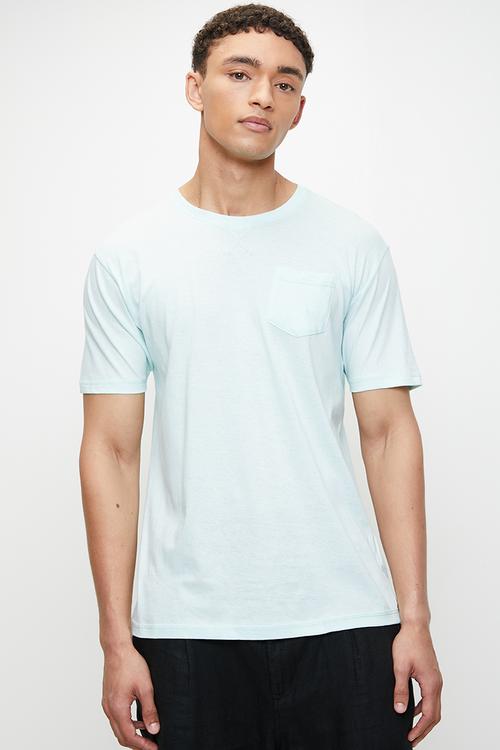 Crew Neck T-shirt - Pale Mint