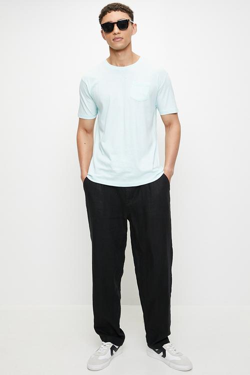 Crew Neck T-shirt - Pale Mint
