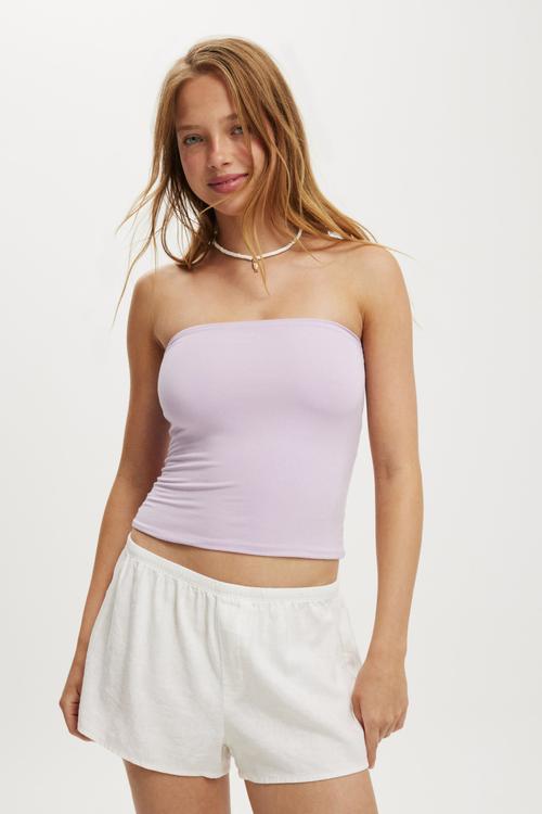 All day tube top - light lilac