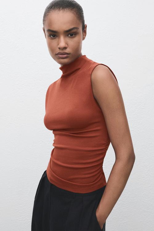 T-shirt julia -  dark red