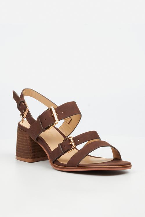 Jungle 2 chunky wooden heel - chocolate