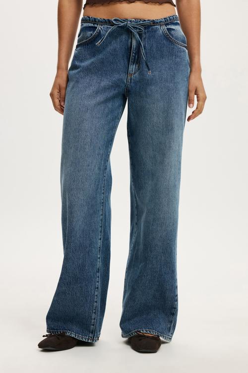 Lyocell wide pant - cashmere blue