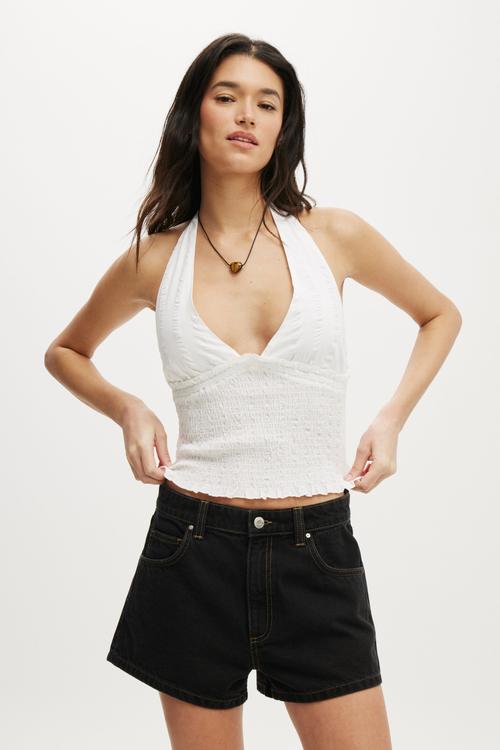 Original denim short - bandit black