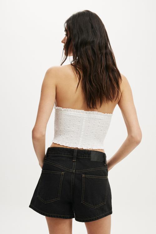 Original denim short - bandit black