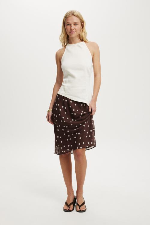Sloan lightweight denim halter - paper plane