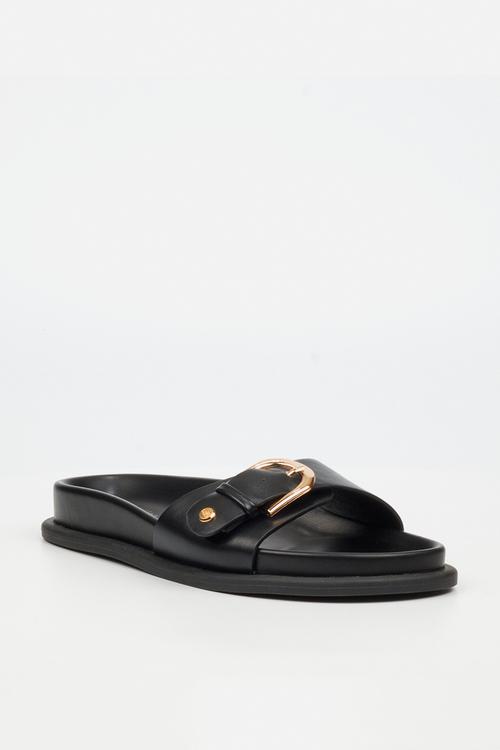 Polpetta 2 buckle sandal - black