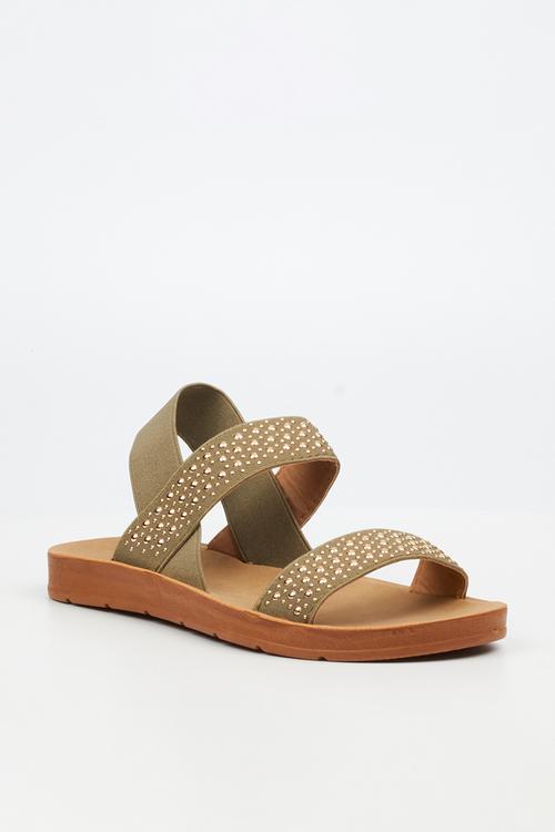 Zina 23 Open Toe Slingback - Green
