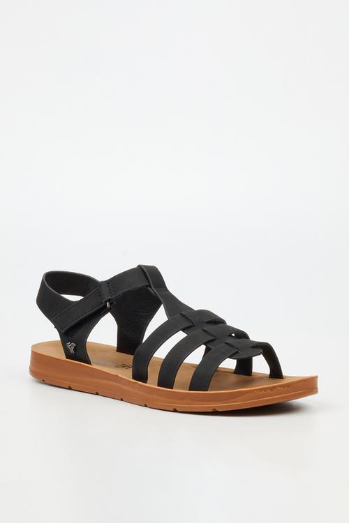 Zina 24 Open Toe Ankle Strap - Black