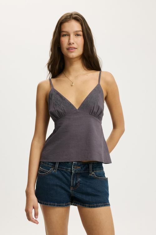 The daydream cotton cami - tropical moonlight shadow