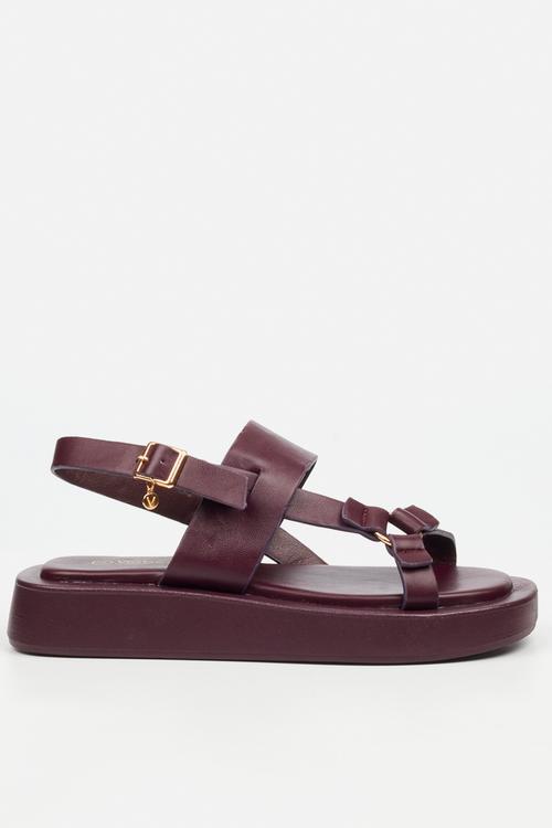COCONUT 33 Thick Slingback Sandal - Plum