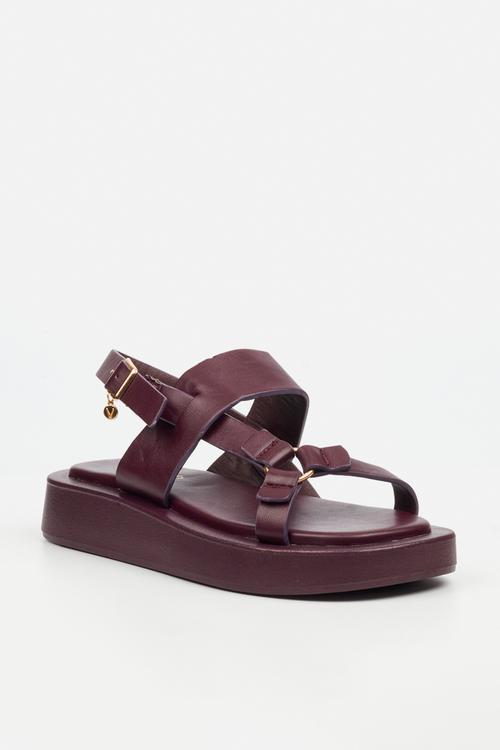 COCONUT 33 Thick Slingback Sandal - Plum
