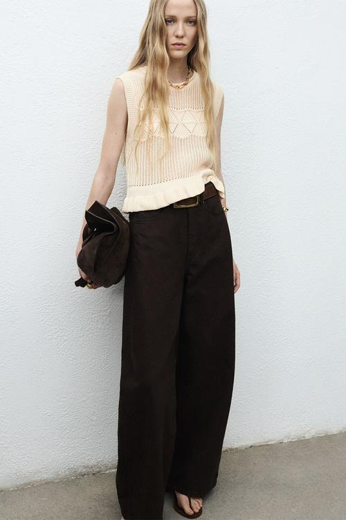 Vest boho  - l ight beige