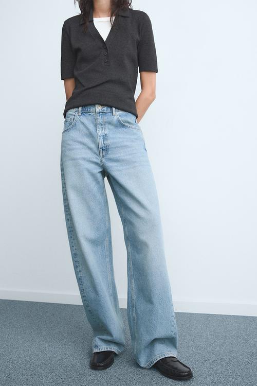 Jeans dana - open-blue