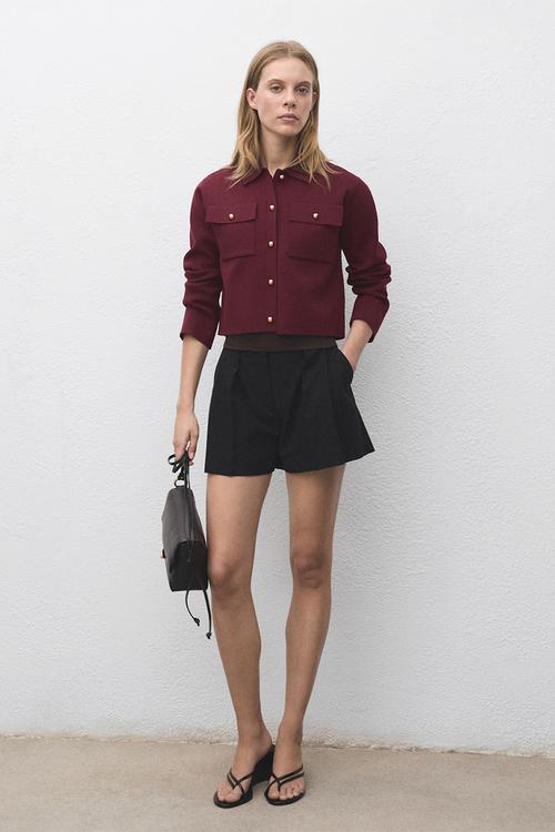 Jacket salmin  -  dark red