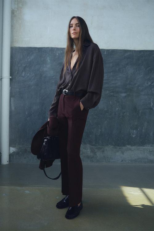 Pantalon bergen - dark red