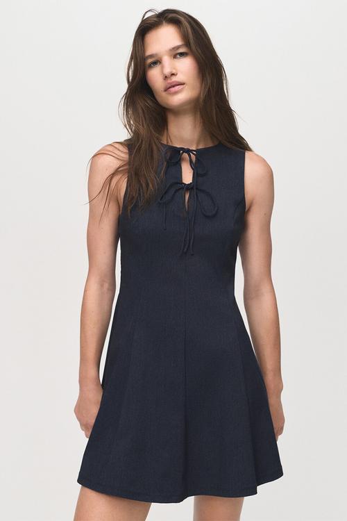 Dress deni - medium blue
