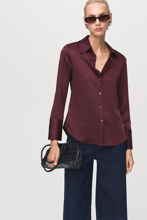 Shirt ideale  -  dark red