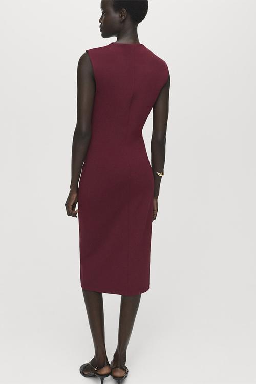 Dress belle -  dark red