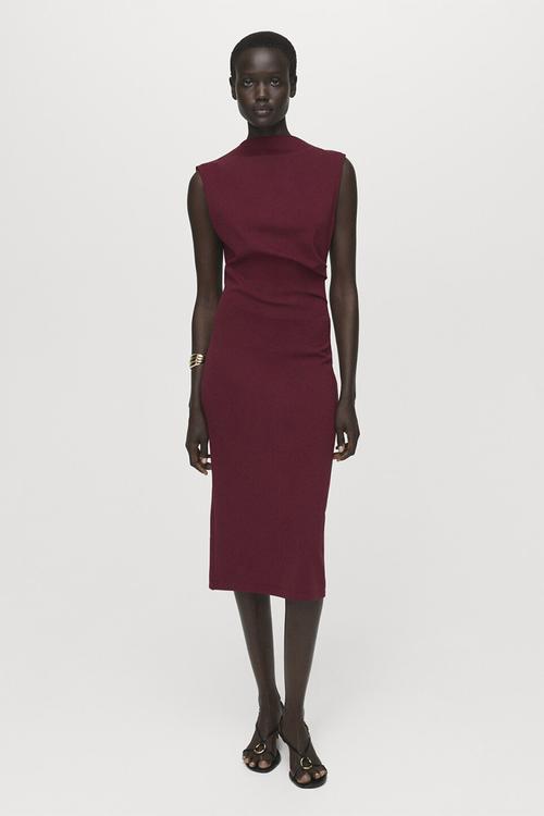 Dress belle -  dark red