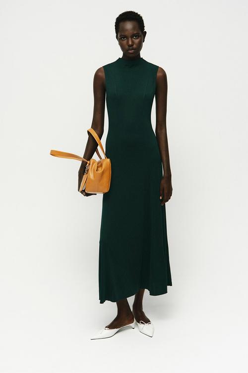 Dress godeti -  dark green