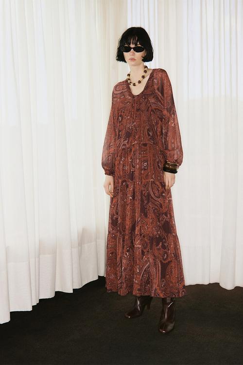 Vestido jewel - dark red