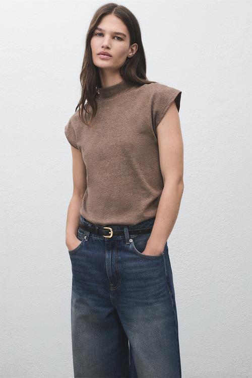 Camiseta michi - light brown