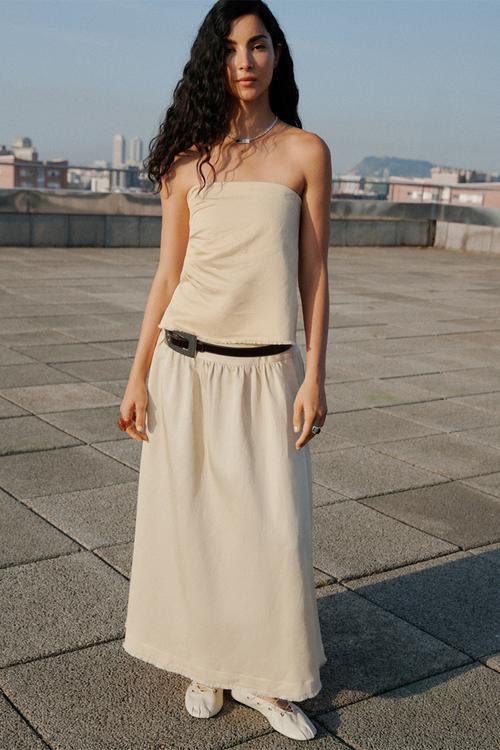 Top Fiona - Light/Pastel Yellow