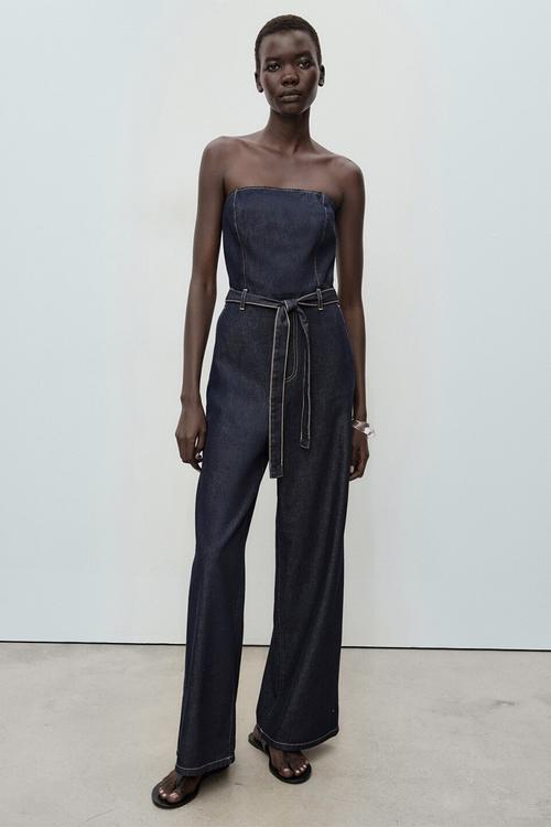 Jumpsuit cally -  open blue