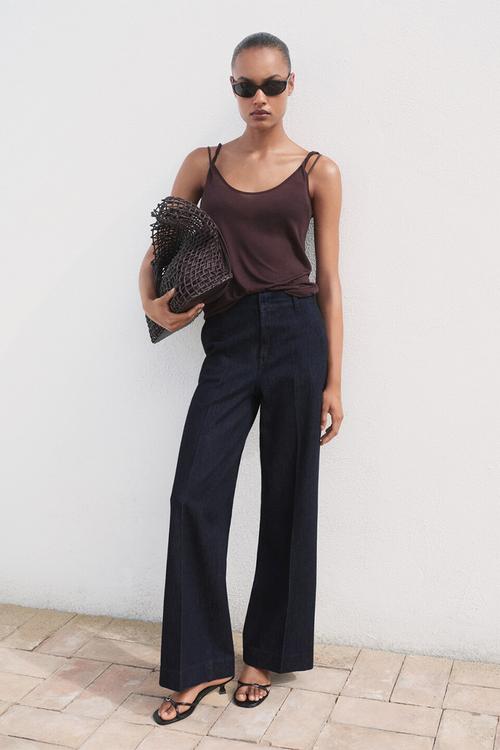 Trousers alba -  open blue