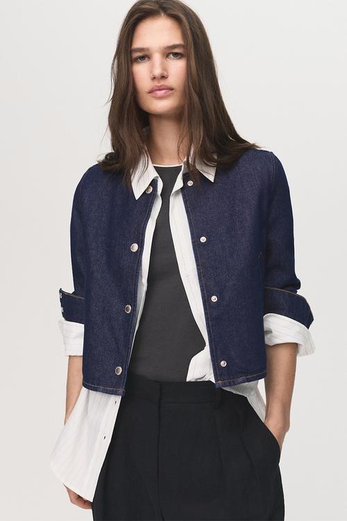 Jacket peppa -  open blue