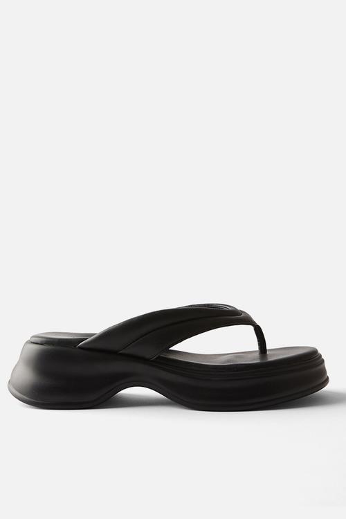 Skye flatform sandal - black