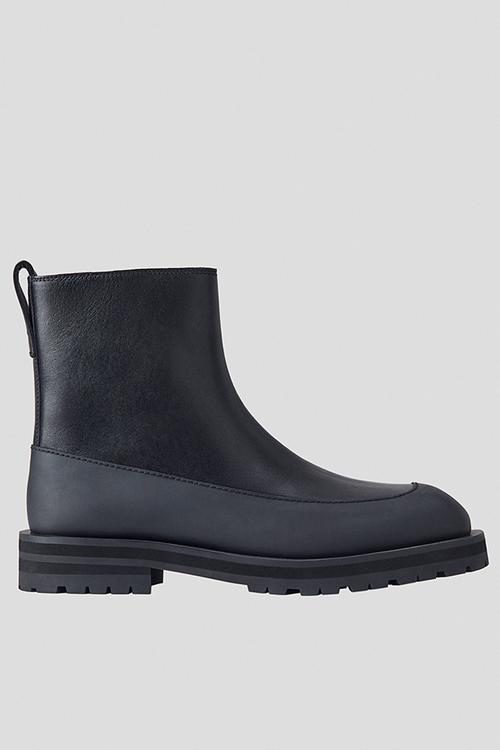 Leather boots - black