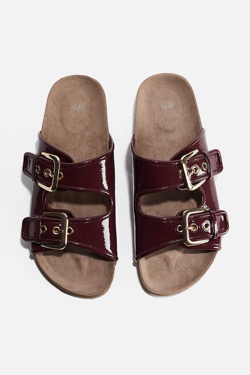Sandals - burgundy