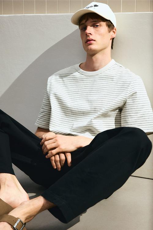 Regular fit T-shirt - cream