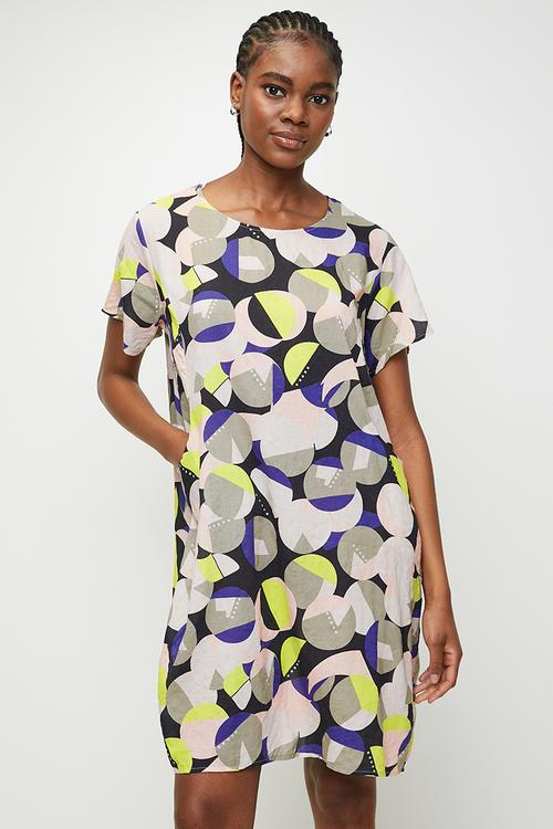 Oversized Sack Midi Dress - Sage