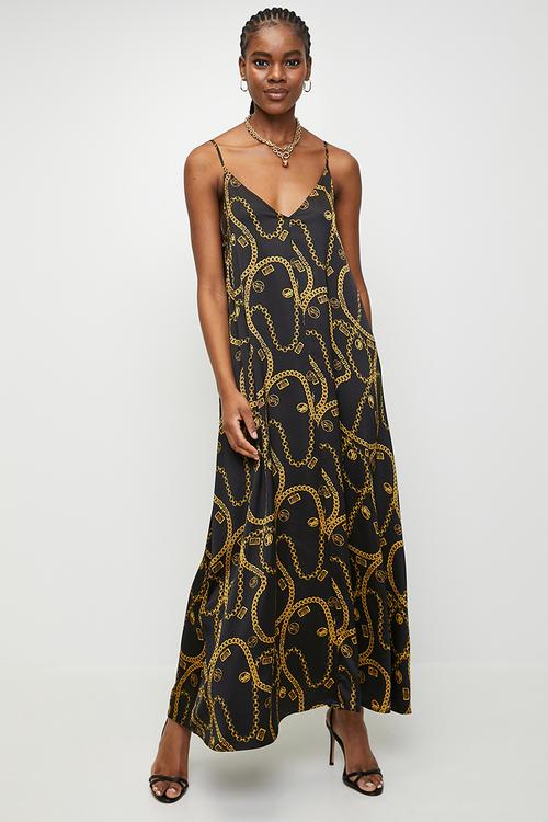 Ladies zahara camisole dress - black
