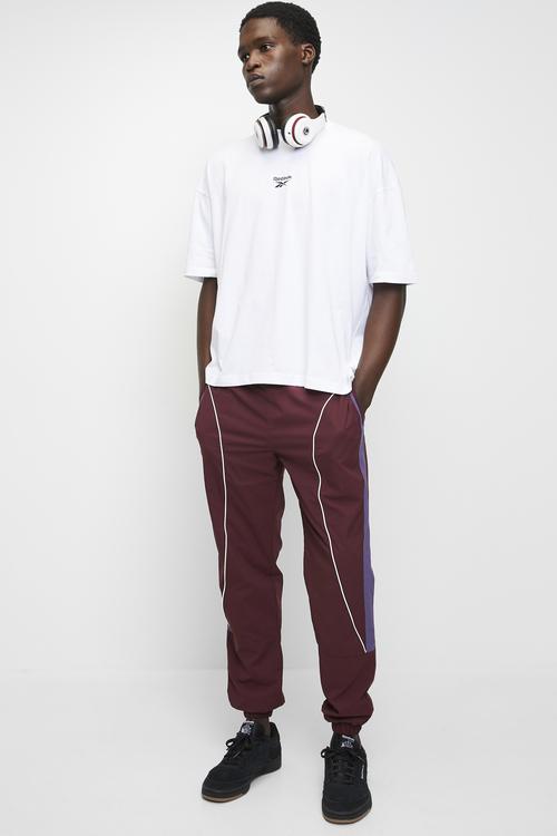 Cut And Sew Track Jogger - Black Cherry