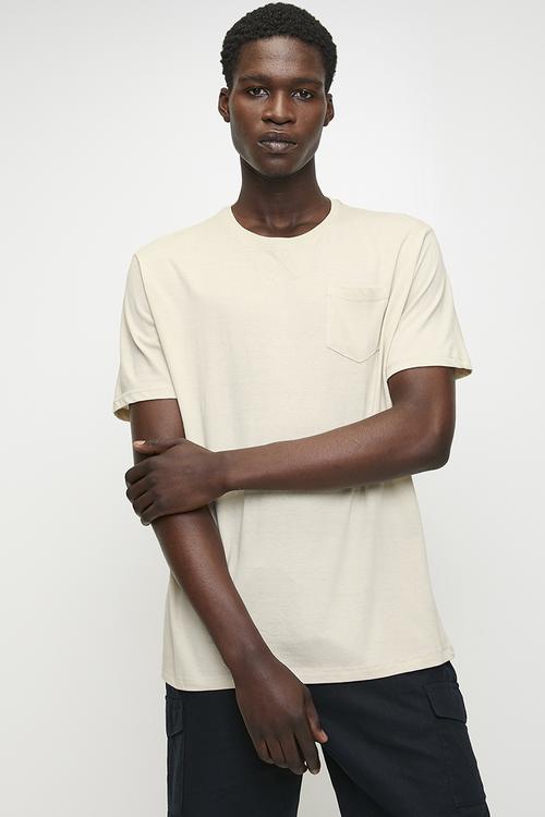 Crew Neck T-shirt - Plaster