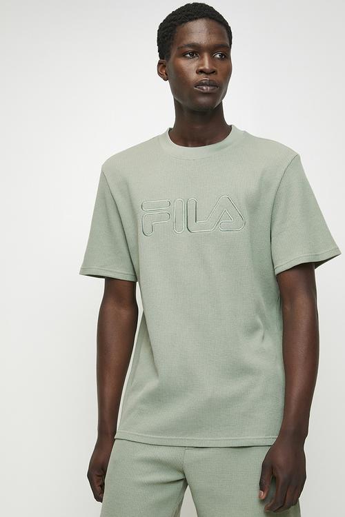 Caleb Waffle T-Shirt - Iceberg Green