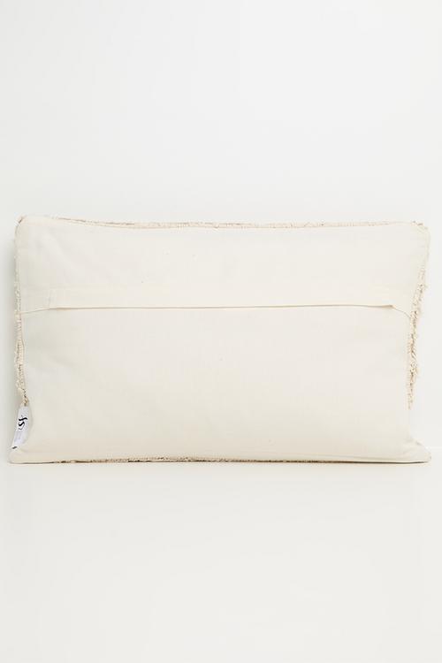 Arch tufted cushion cover - natural