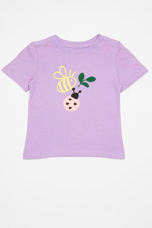 2 Pack tee - lilac/pink