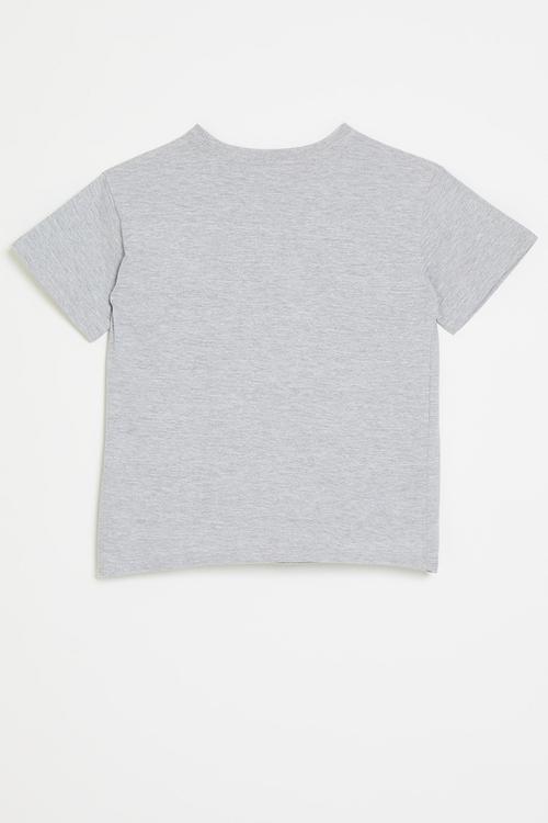 Printed tee - grey