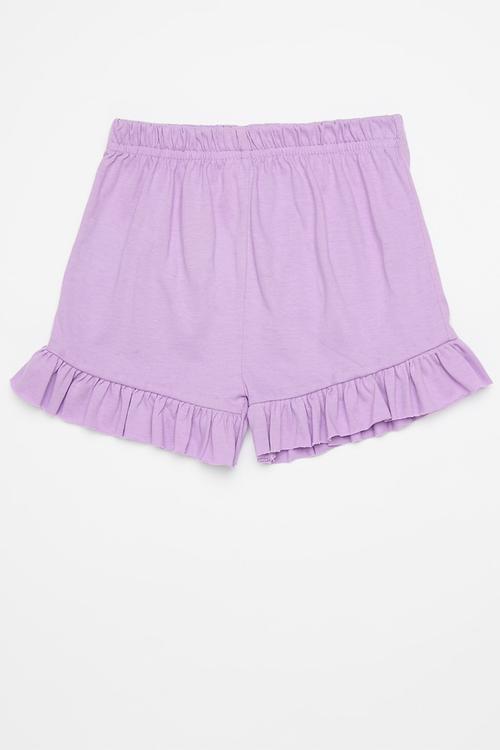 2 pack shorts - lilac/pink