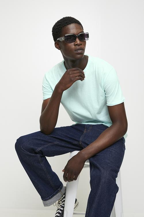 Crew Neck T-shirt - Pale Mint