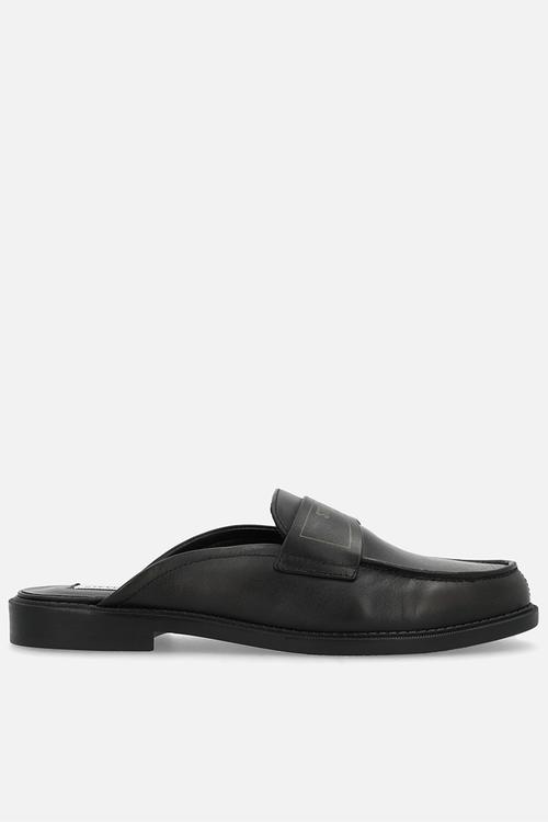 Moxxie loafer mule - black 